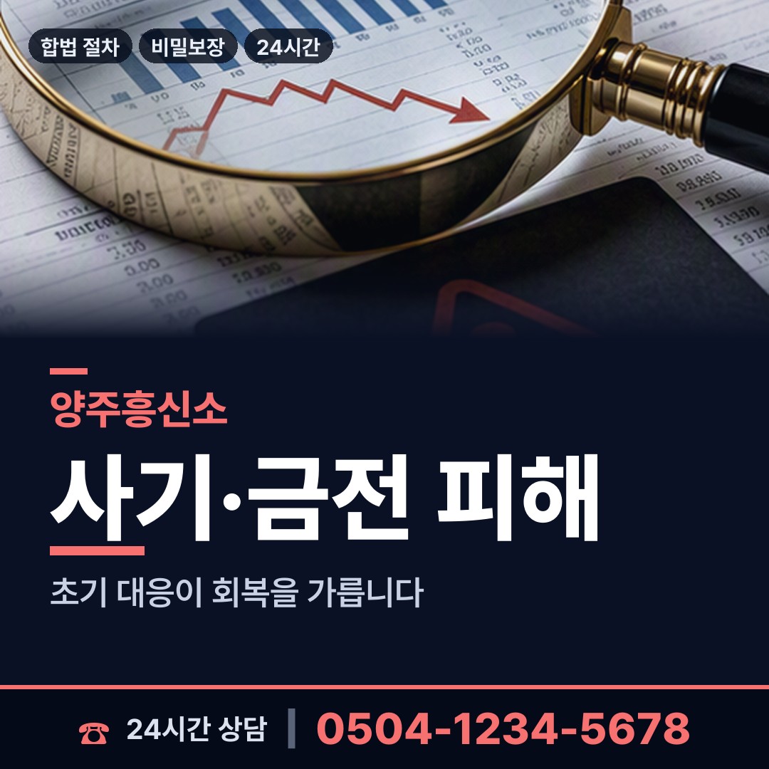 양주 회천2동 상간자신원 상담 안내